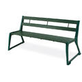 Re-Designed Classic Bench, with Green Panels, and Drk Grn End Frames PA1443-03